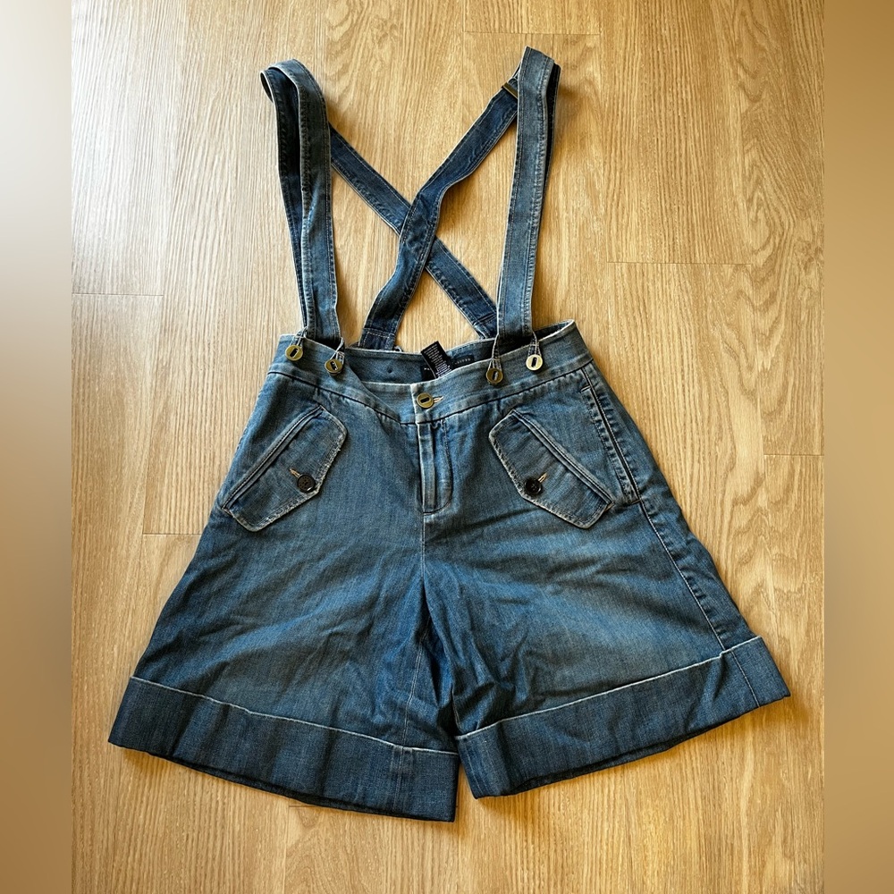 MARC JACOBS Women's Blue Denim Overalls